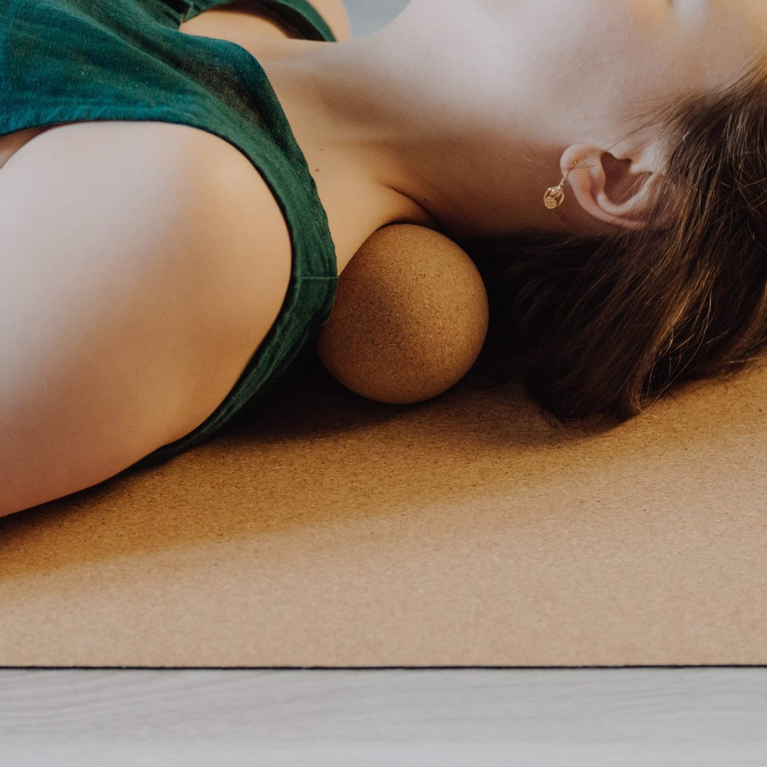 Cork Peanut Massage Ball