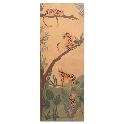 Kids Leopard Cork Yoga Mat