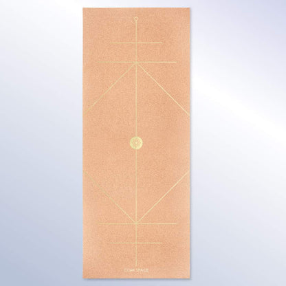 Pro Golden Align Cork Yoga Mat