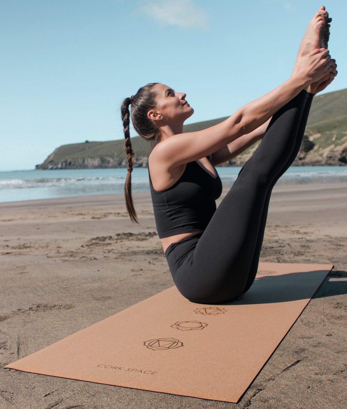Balance Series Golden Chakra Cork Yoga Mat